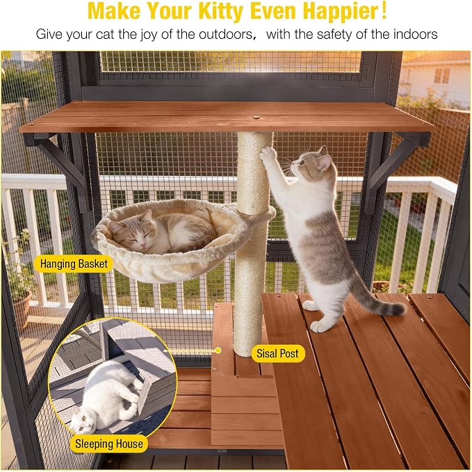 Aivituvin Catio Outdoor Cat Enclosure - Image 2