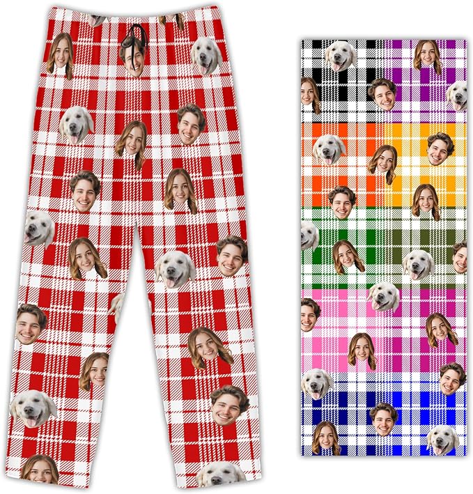 Personalized Pajama Pants For Men Women Custom Pajama Pants - Image 2