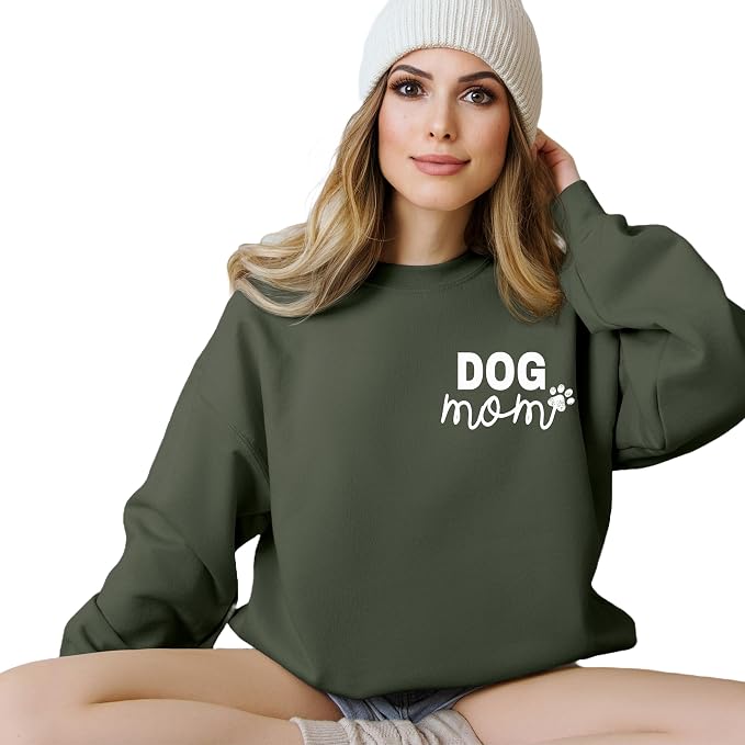 Custom Dog Mom Shirt for Women Pet Ears Sweatshirt - Image 3