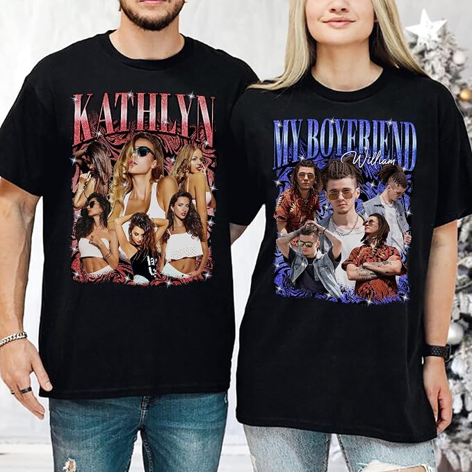 Custom Bootleg Rapper Graphic Tees Shirt – Retro 90s Vintage Style, - Image 3