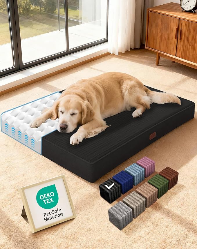 OhGeni Orthopedic Waterproof Top Surface & Machine Washable Dog Bed by OhGeni