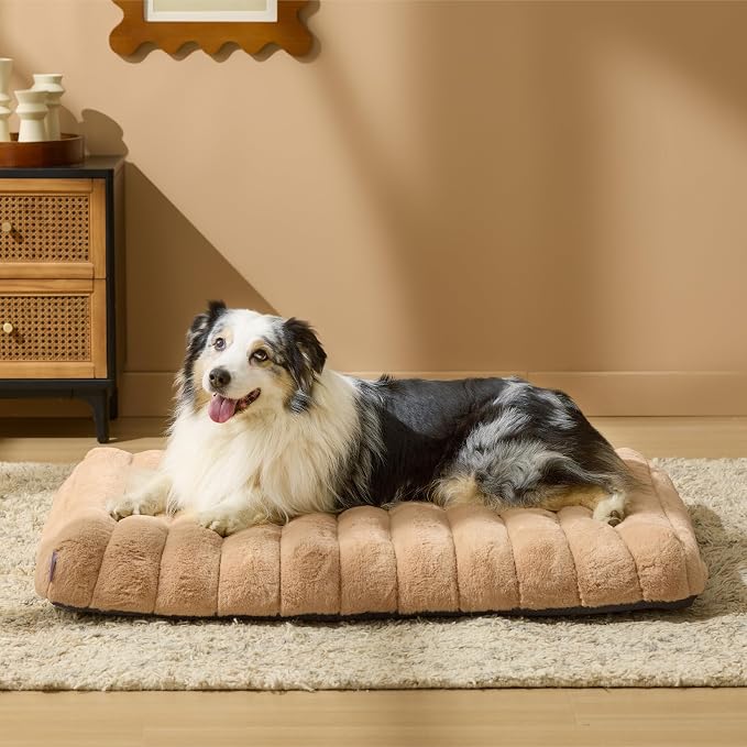 LE SURE Cute Orthopedic Dog Bed Large Sized Dog, Waterproof Chic Flat Pet Beds - Image 2