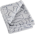 Bone Dry Embossed Bone Print Pet Blanket by BoneDry