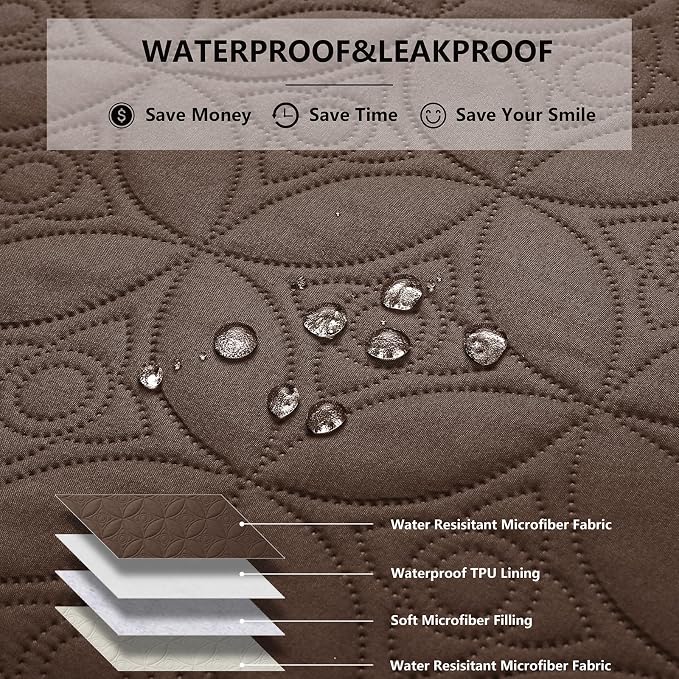 Waterproof Dog Blanket, 40x50 inches Pet Couch Covers - Image 2