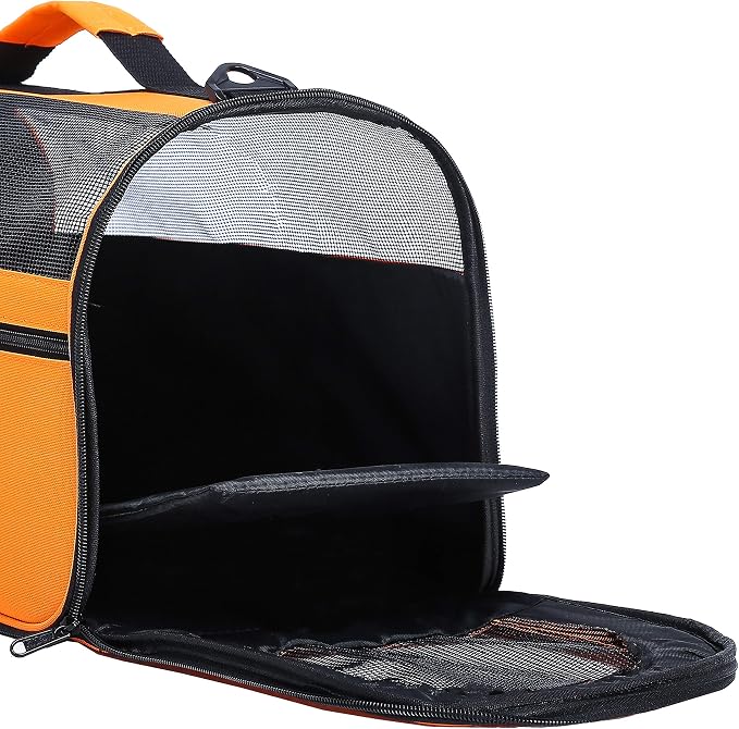 Pawer 18” x 10” x 10”Soft-Sided Foldable Airline Approved Pet Carrier - Image 7