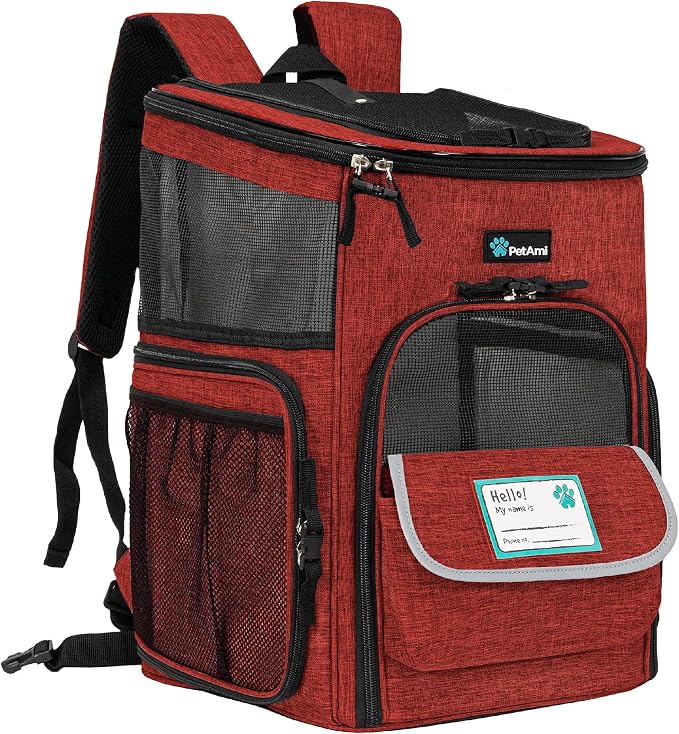 PetAmi Dog Backpack Carrier, Airline Approved Cat Backpacks by PetAmi