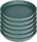 6 Pack of 10 inch Plant Saucer Bird Bath Bowl, Heavy Duty Plastic Plant Saucer by Bleuhome
