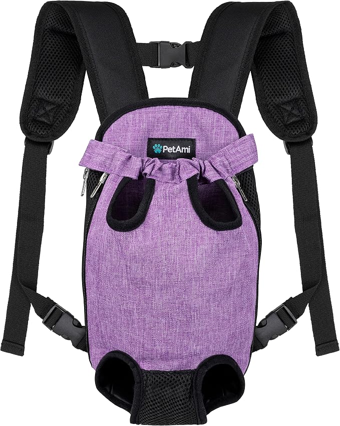 PetAmi Dog Carrier Backpack, Adjustable Dog Pet Cat Front Carrier Backpack | - Image 8