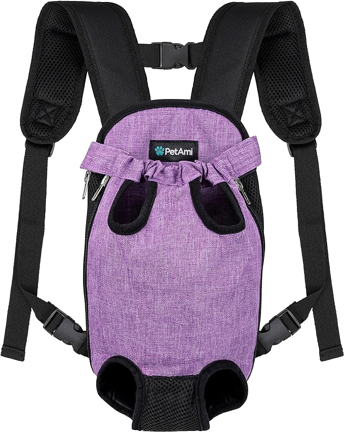 PetAmi Dog Carrier Backpack, Adjustable Dog Pet Cat Front Carrier Backpack | by PetAmi