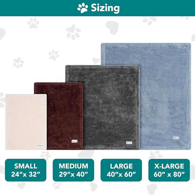 PetAmi Dog Blanket for Small Medium Dogs Brown, Fluffy Soft Puppy Blanket - Image 7