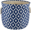 Bone Dry 6192 Pet Storage Collection Lattice Paw Print, Medium Round, Nautical by BoneDry