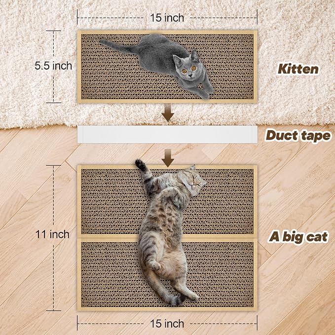 HappyFreeSX Splicing Cat Scratch Pad: Cat Scratchers - Image 3