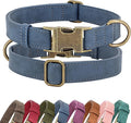 Didog Soft PU Leather Dog Collar, Stylish Quick Released Dog Collars by Didog