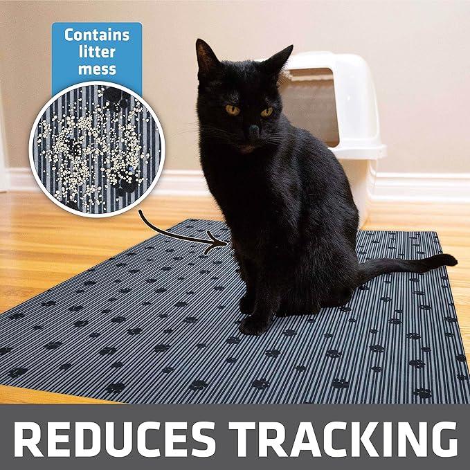 Drymate Cat Litter Box Mat, Litter Trapping Mat, Waterproof, Urine-Proof - Image 3