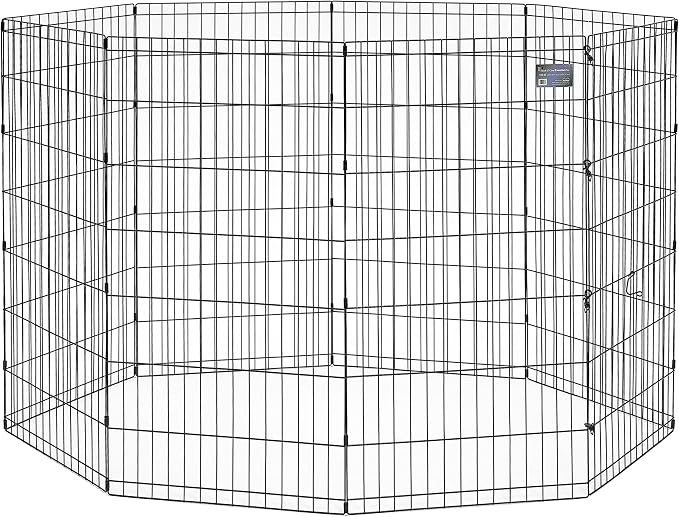 MidWest Homes for Pets Folding Metal Dog Exercise Pen, Indoor/Outdoor Playpen - Image 3