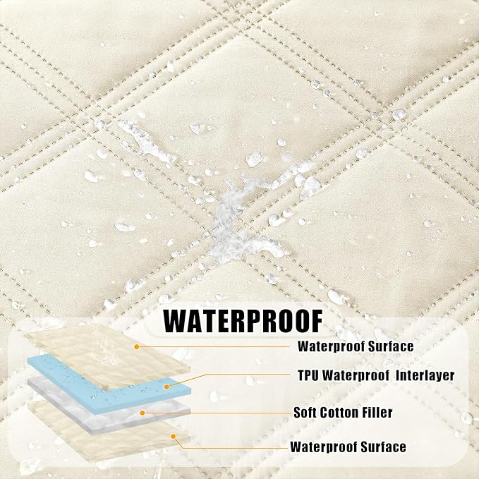 Smiry Waterproof Dog Bed Cover Blanket 40x70, Soft Reversible Pet Blanket - Image 2
