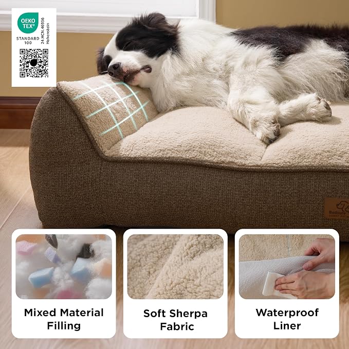 Bedsure SupportMax™ XL Pro Orthopedic Dog Beds Large Sized Dog - Image 5