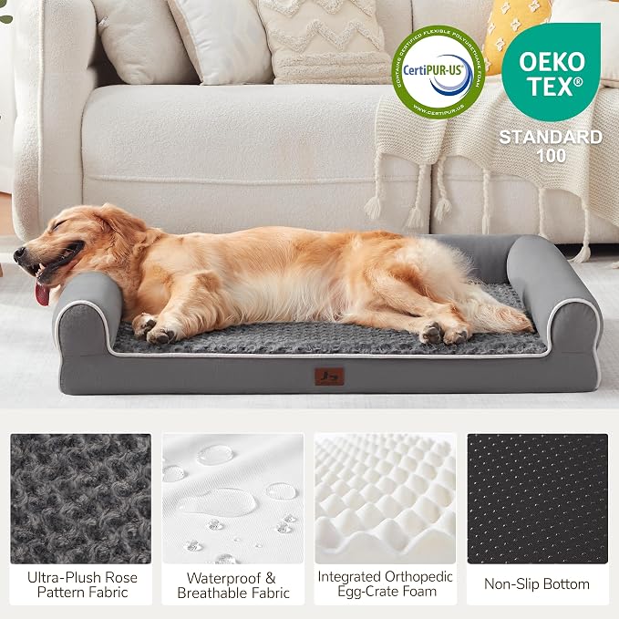 Large Dog Beds Large Sized Dogs 48x35x8 Inch, Orthopedic XXL XL Dog Bed - Image 4
