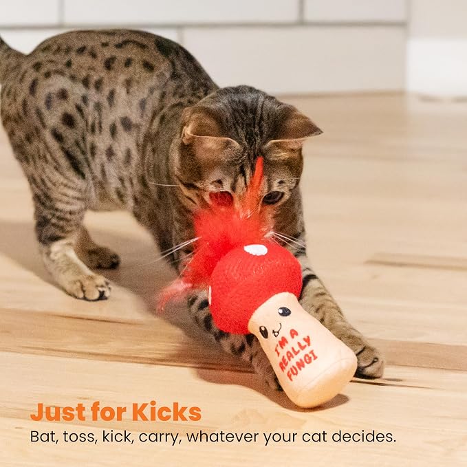 Catstages A Really Fungi Cat Kicker Toy - Image 6