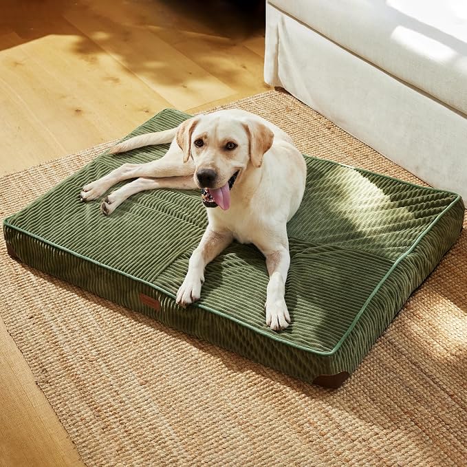 FUKUMARU Dog Bed, Thickened Corduroy Orthopedic Dog Beds - Image 7