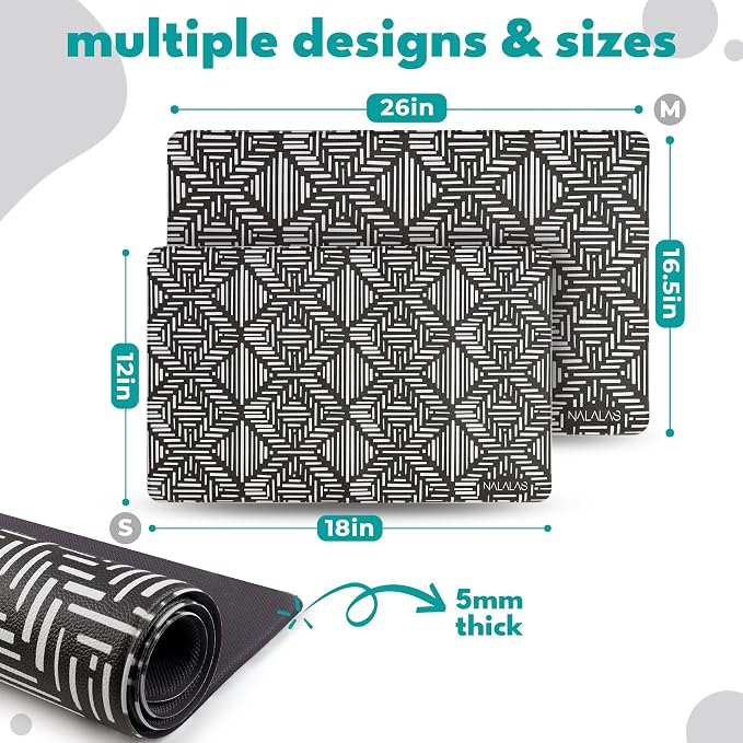 NALALAS Large Dog Mat for Food and Water, Cat Feeding Mat | Large Waterproof - Image 8