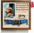 Memorial Gifts Customized Dog Picture Frame Dog Loss Sympathy Gift Personalized by Bfigift