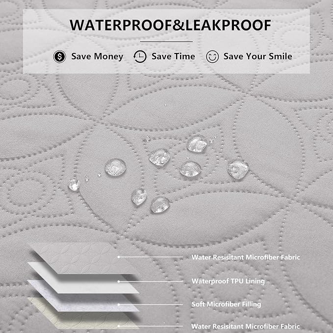 Waterproof Dog Blanket, 30x53 inches Small Pet Couch Covers - Image 2