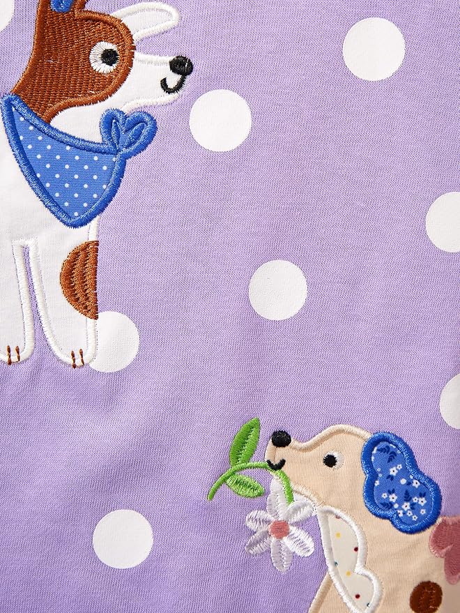 Toddler Baby Girls Cotton Sweater, Long Sleeve Crewneck Sweatshirt Pullover - Image 6