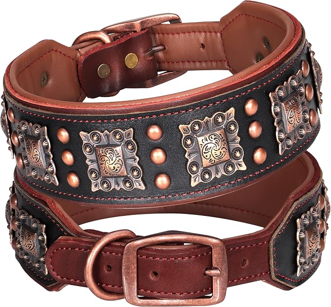 PET ARTIST Genuine Leather Dog Collar by PETARTIST