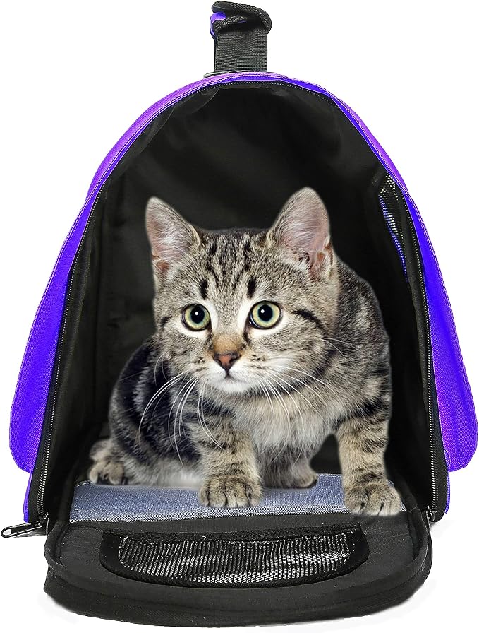 Pawer 18” x 11”x 11” Soft-Sided Foldable Airline Approved Pet Carrier - Image 5
