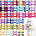 60 Pcs Cute Puppy Dog Hair Bows Small Bowknot Hair Bows by Shinylin