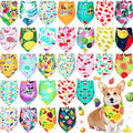 Eccliy 30 Pack Summer Fruit Dog Bandanas Bulk Soft Triangle Dog Scarfs by Eccliy