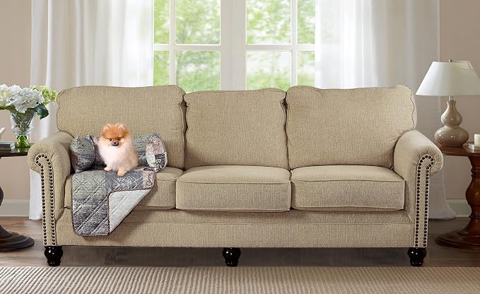 Brilliant Sunshine Quilted Calming Dog Bed Mat, Removable Washable Cover - Image 7
