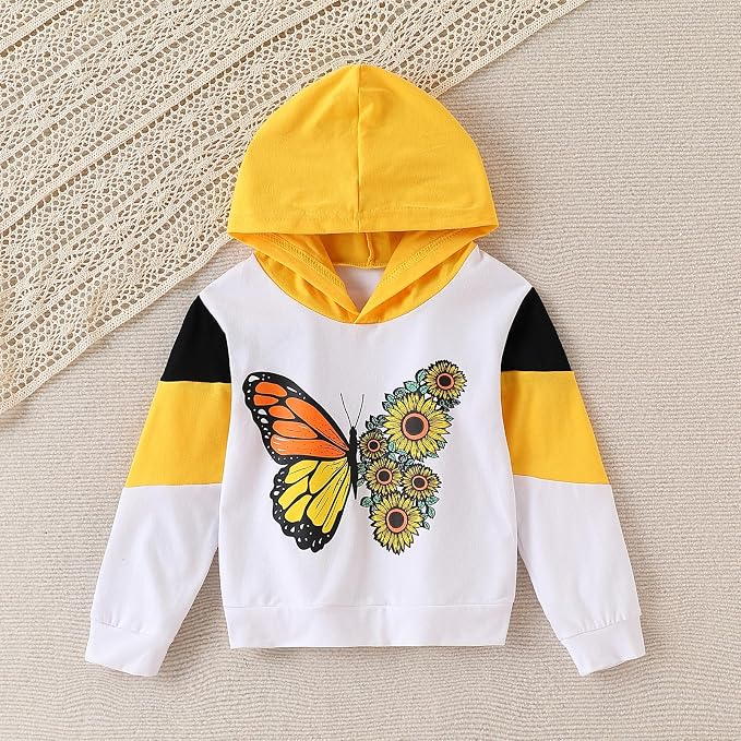 Toddler Baby Girls Clothes Long-sleeve Tie Dye Hoodie Sweatshirt Pants Hooded - Image 7
