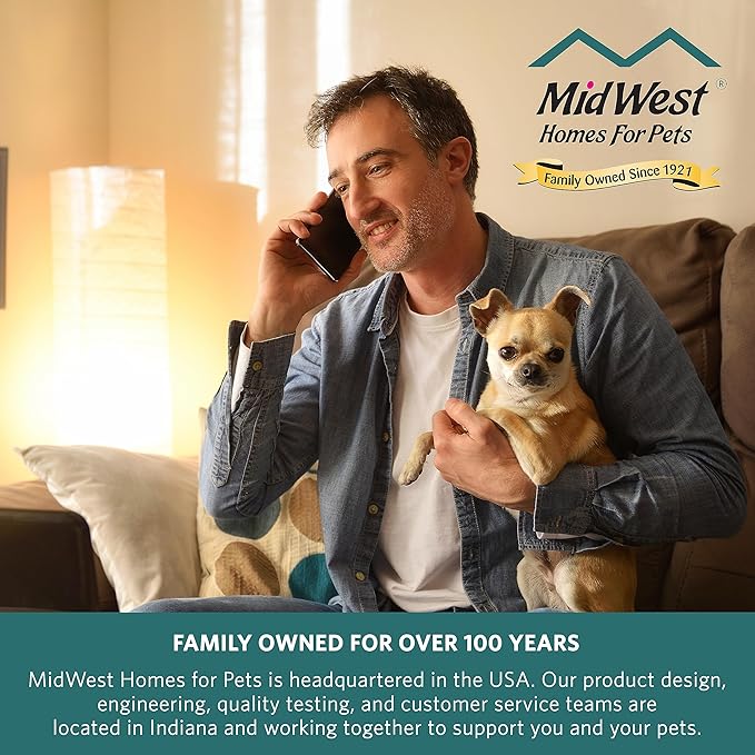 MidWest Homes for Pets QuietTime Dog Bed – Gray Faux Fur Bolster, Ultra-Soft - Image 6