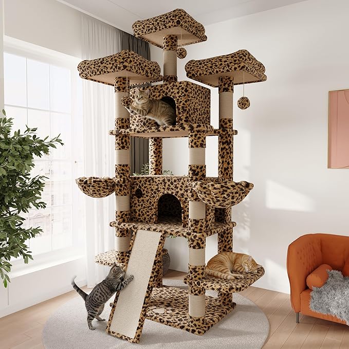 SHA CERLIN 81 Inches Extra Large Cat Tree by SHACERLIN
