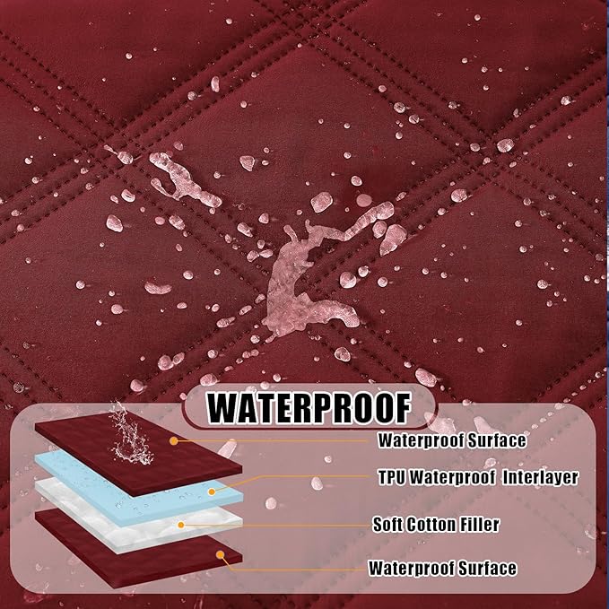 Smiry Waterproof Dog Bed Cover Blanket 30x70, Soft Reversible Pet Blanket - Image 2