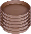 6 Pack of 10 inch Plant Saucer, Heavy Duty Plastic Plant Saucer 10 inch Round by Bleuhome