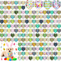 Aliceset 180 Pack Easter Dog Bandana Bulk, Easter Bandanas by Aliceset