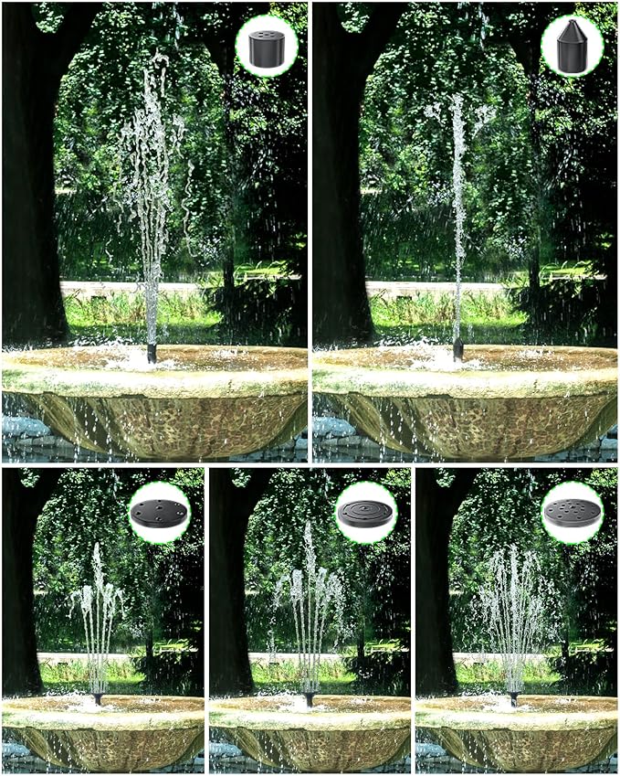 Biling Solar Water Pump for Bird Bath, 6.5W Solar Panel Kit Outdoor Solar - Image 4