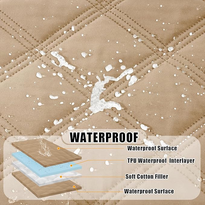 Smiry Waterproof Dog Bed Cover Blanket 40x50, Soft Reversible Pet Blanket - Image 2
