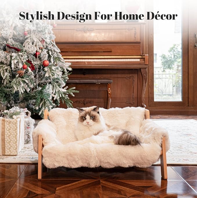 CHEERHOME PETS Elevated Cat Couch Bed - Image 2