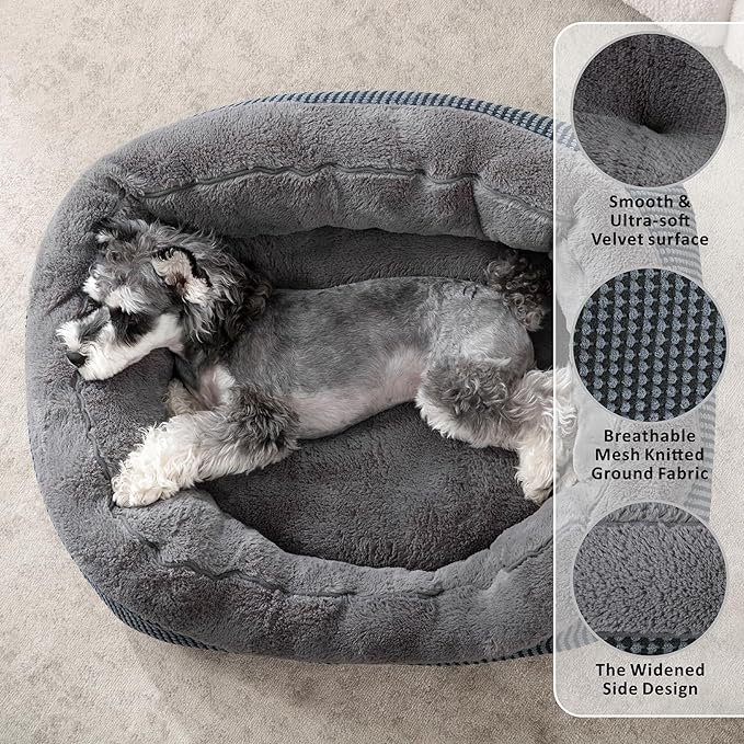 INVENHO Large Dog Beds Large Sized Dog Washable, Orthopedic Warming Soft - Image 2