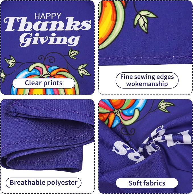 30 Pack Halloween Thanksgiving Dog Bandanas Bulk Stitch Dog Bandanas Small Dogs - Image 3