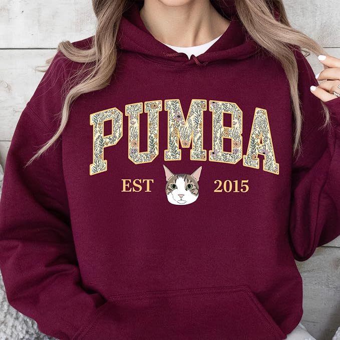 Custom Pet Sweatshirts with Photo and Name, Personalized Dog Sweatshirt - Image 5