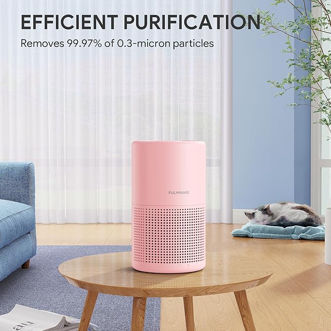 FULMINARE Air Purifiers for Home H13 True HEPA Air Filter Quiet Air Cleaner - Image 3
