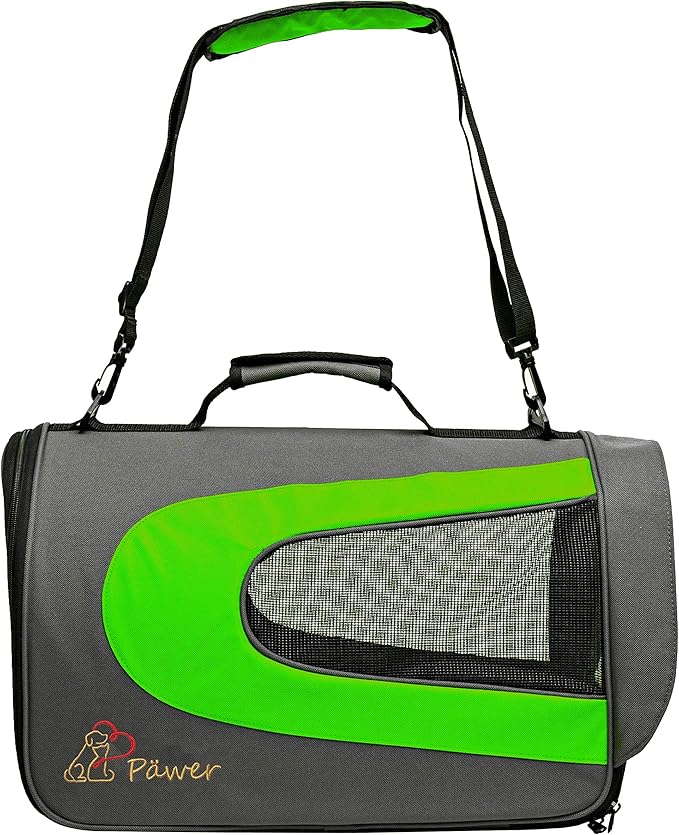 Pawer 18” x 11”x 11” Soft-Sided Foldable Airline Approved Pet Carrier by P%C3%84WER