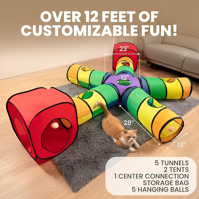 Genius Cat Tunnels for Indoor Cats - Image 3