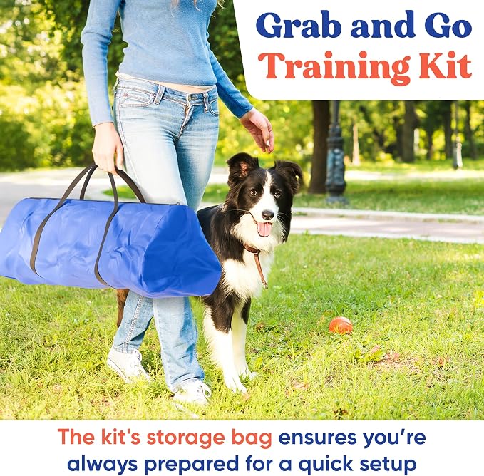 FetchFlow Dog Agility Training Equipment – Complete Backyard Agility Course Set - Image 6