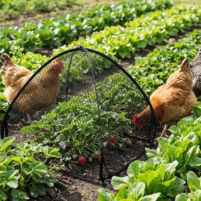 DECOHS 2 Pcs Pop-Up Mesh Plant Cover Tent, Plant Protector Enclosure - Image 5